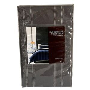 Hudson Park Collection Euro Pillow Sham Shadow Stripe 1 Pillowsham